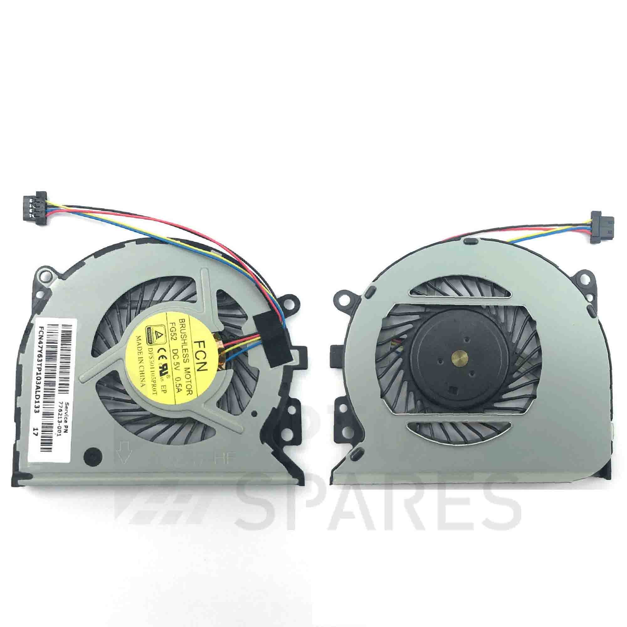 HP Envy 15-U 15-U011DX 15-U010DX Laptop CPU Cooling Fan