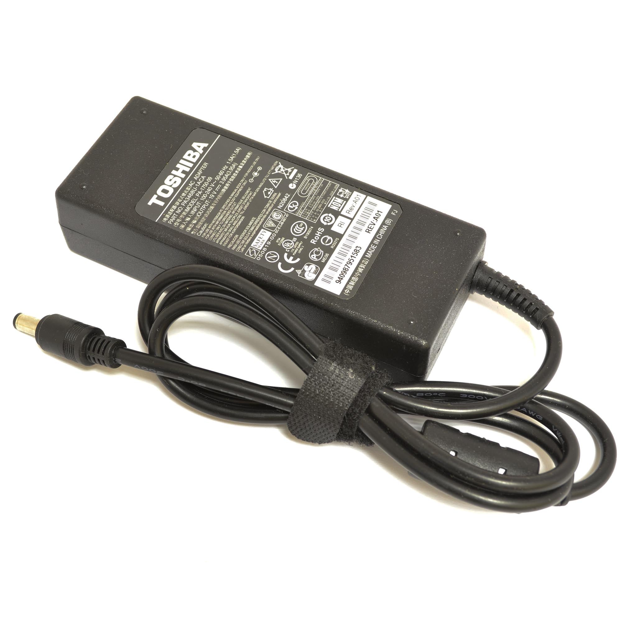 Toshiba 75W 19V 3.95A 5.5*2.5mm Replacement Laptop AC Adapter Charger
