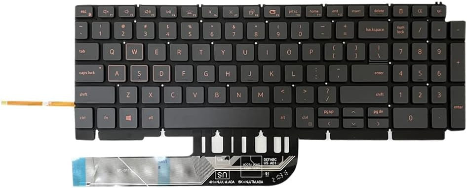 Dell G15 5500 5510 5511 5515 5520 5525 Backlit Laptop Keyboard