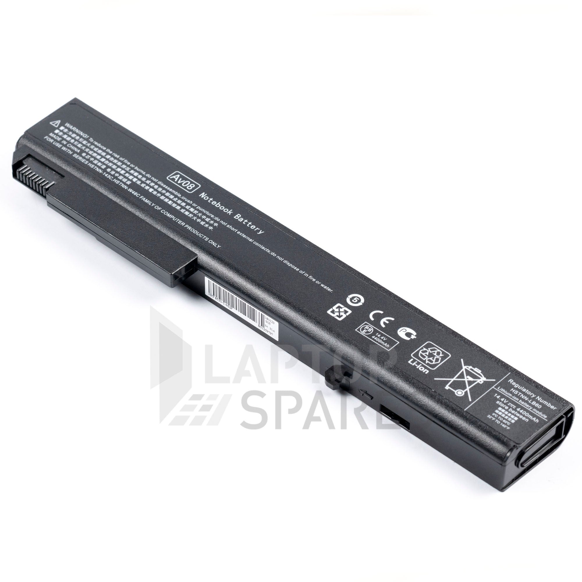 HP EliteBook 8540P 8540W 4400mAh 8 Cell Battery