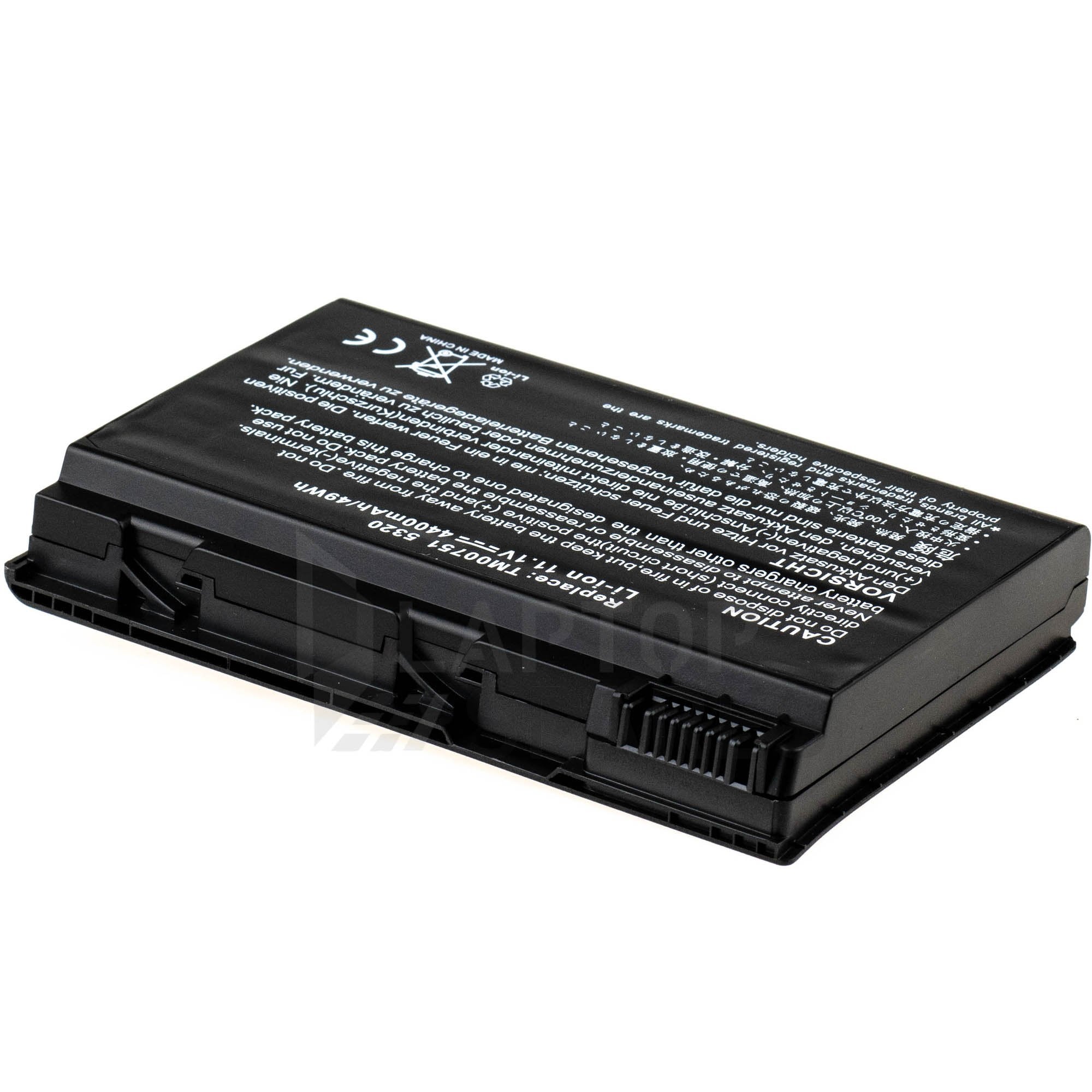 Acer TravelMate 5530  TravelMate 5530G  4400mAh 6 Cell Battery