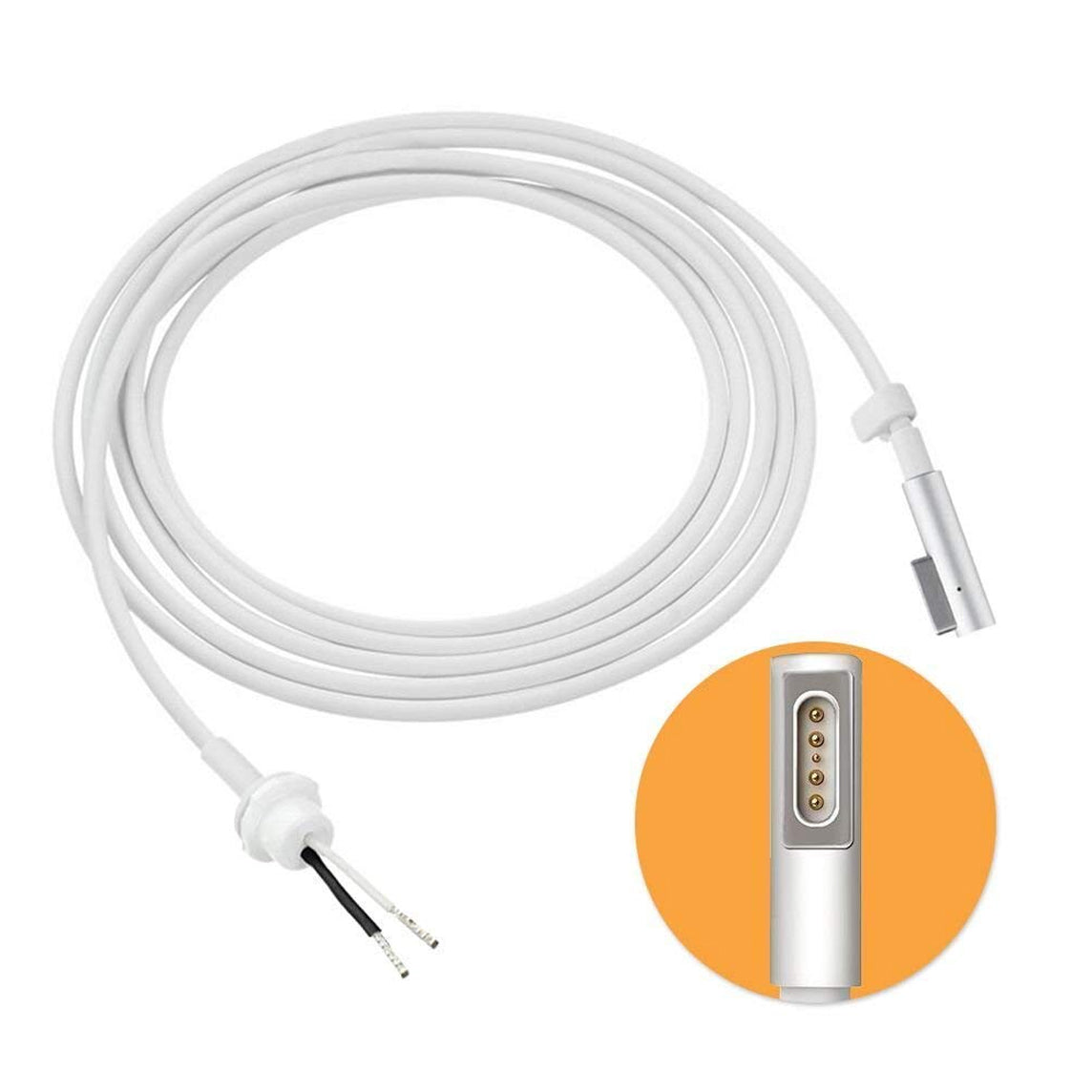 Apple 45W 60W 85W Magsafe L Shape Tip 5 pin DC Cable