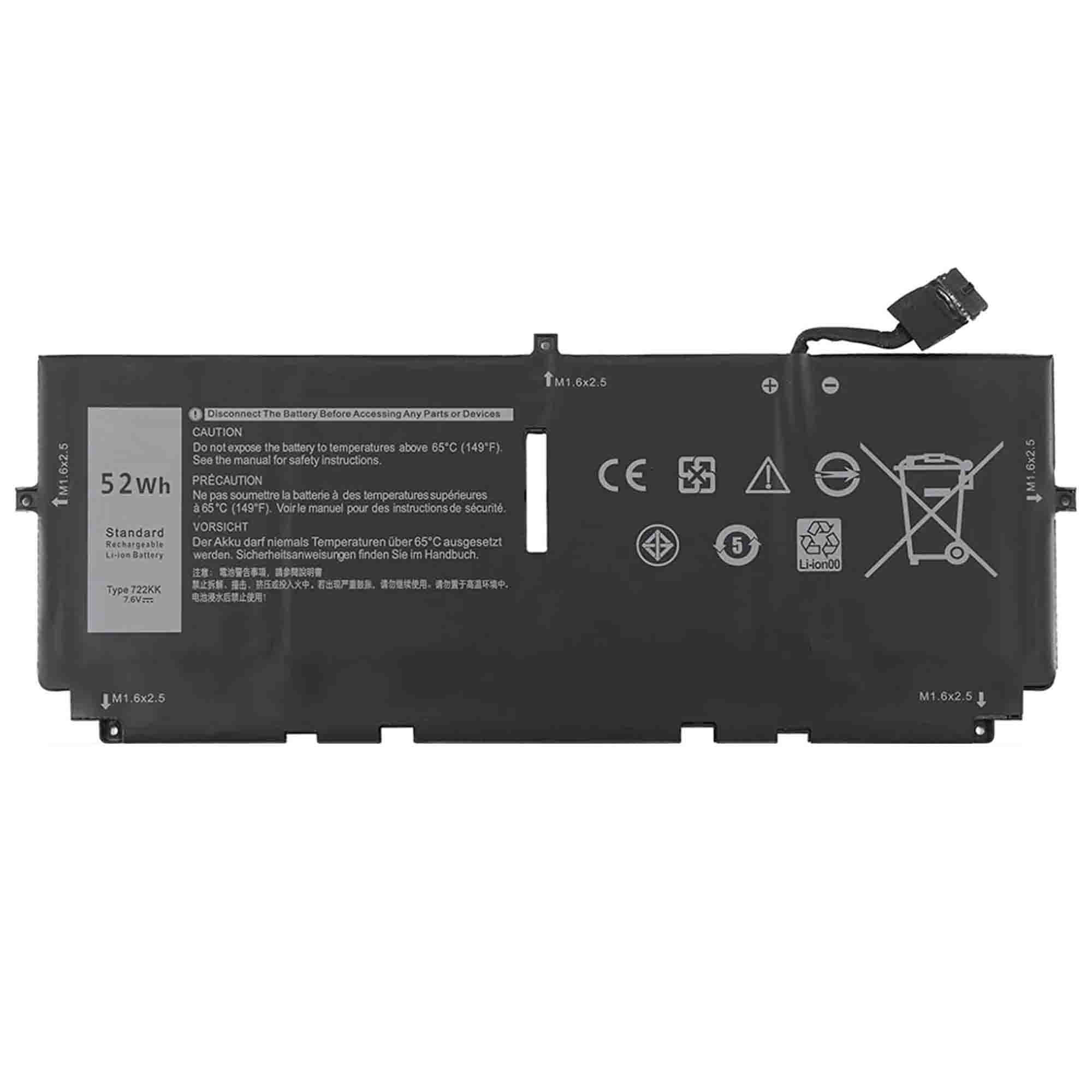 Dell XPS 13 9310 2-in-1 52Wh Battery