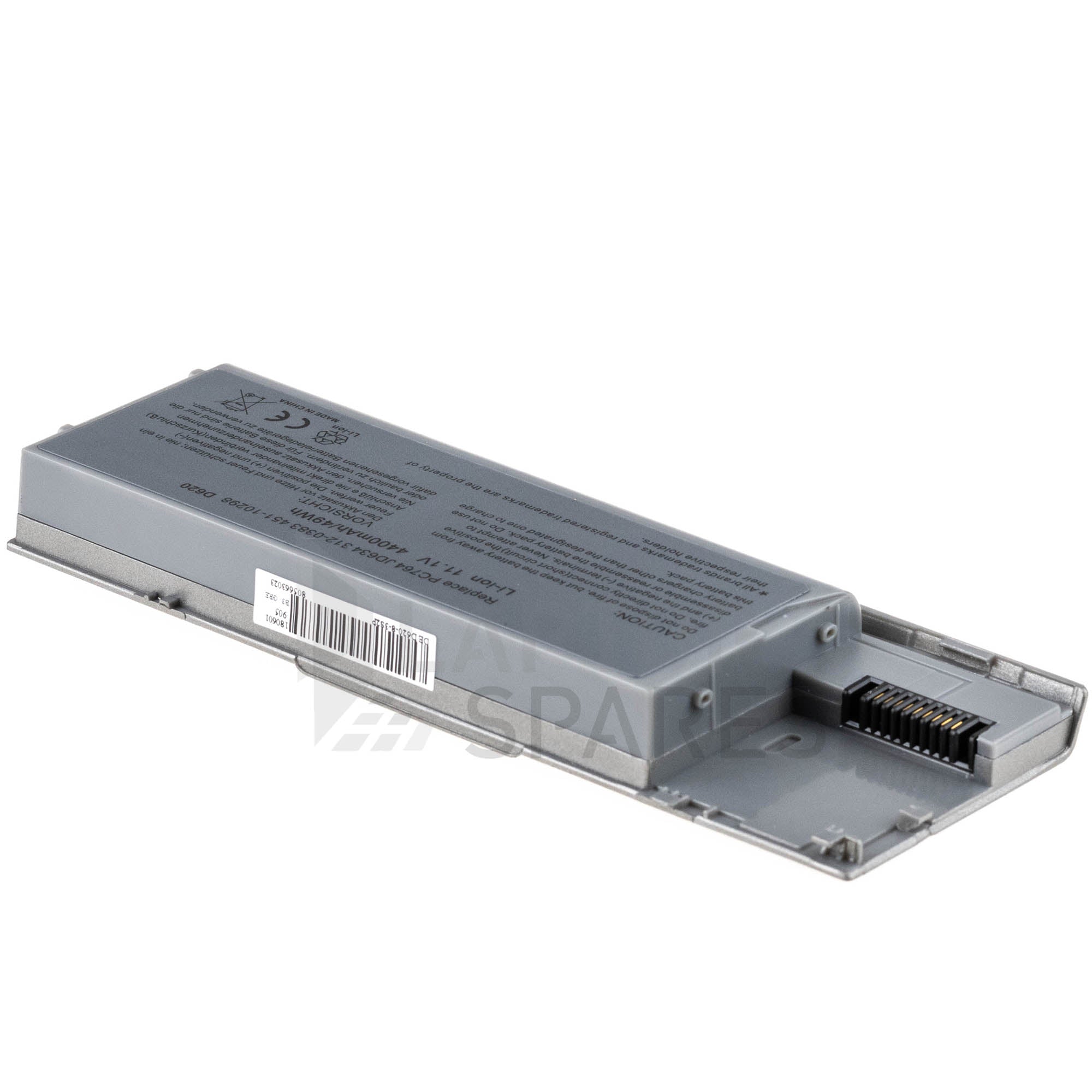 Dell Latitude D620 PP18L 4400mAh 6 Cell Battery