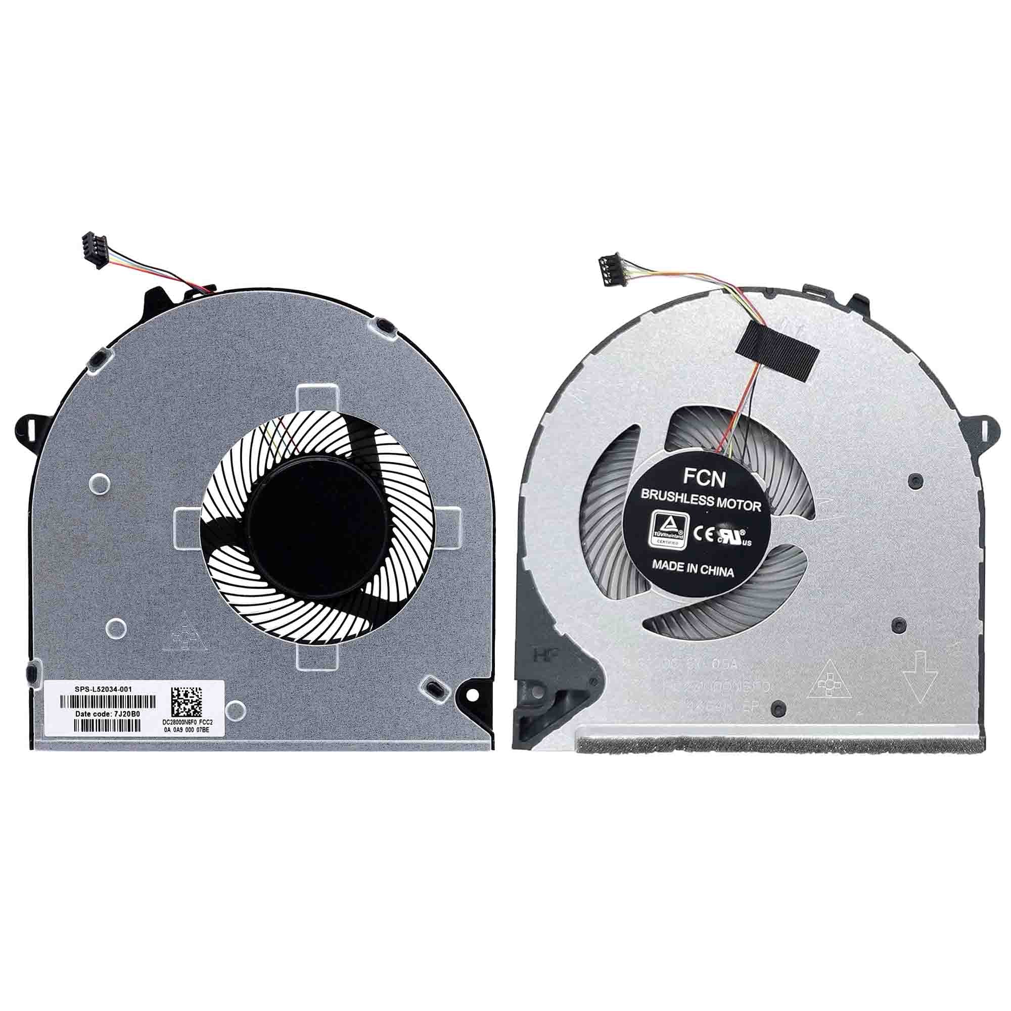 HP 15s-FQ Laptop CPU Cooling Fan