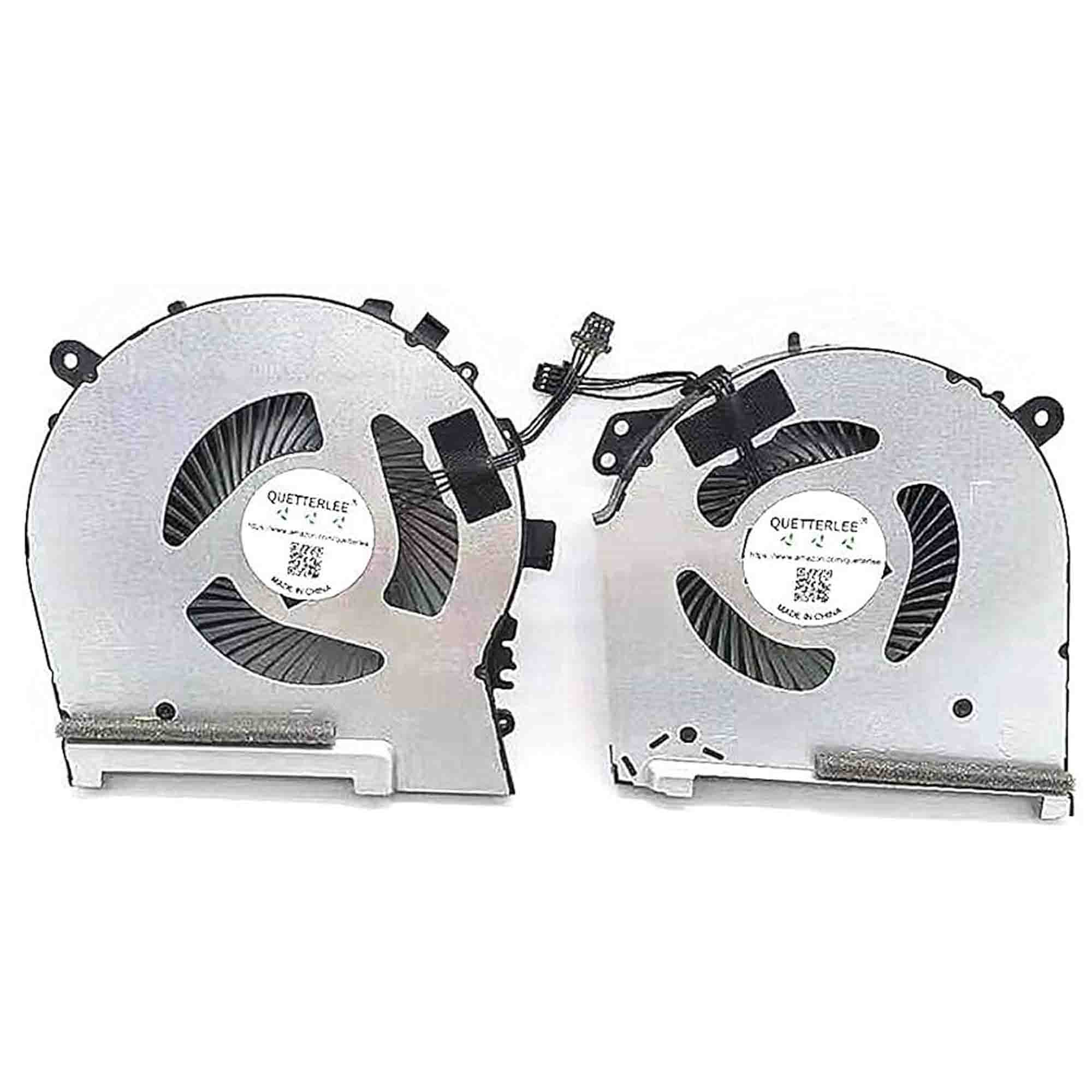 HP OMEN 15-DH Laptop CPU Cooling Fan Pair