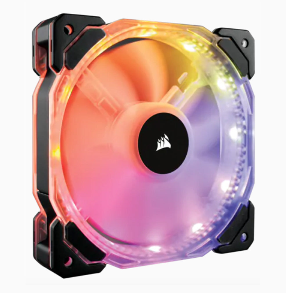 Corsair HD120 RGB LED High Performance 120mm PWM Fan with Controller