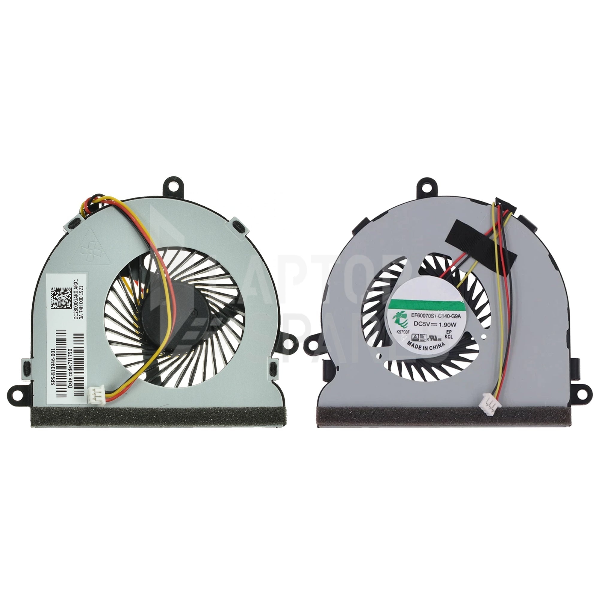 HP 15-r204ne Notebook PC 3 Pin Laptop CPU Cooling Fan
