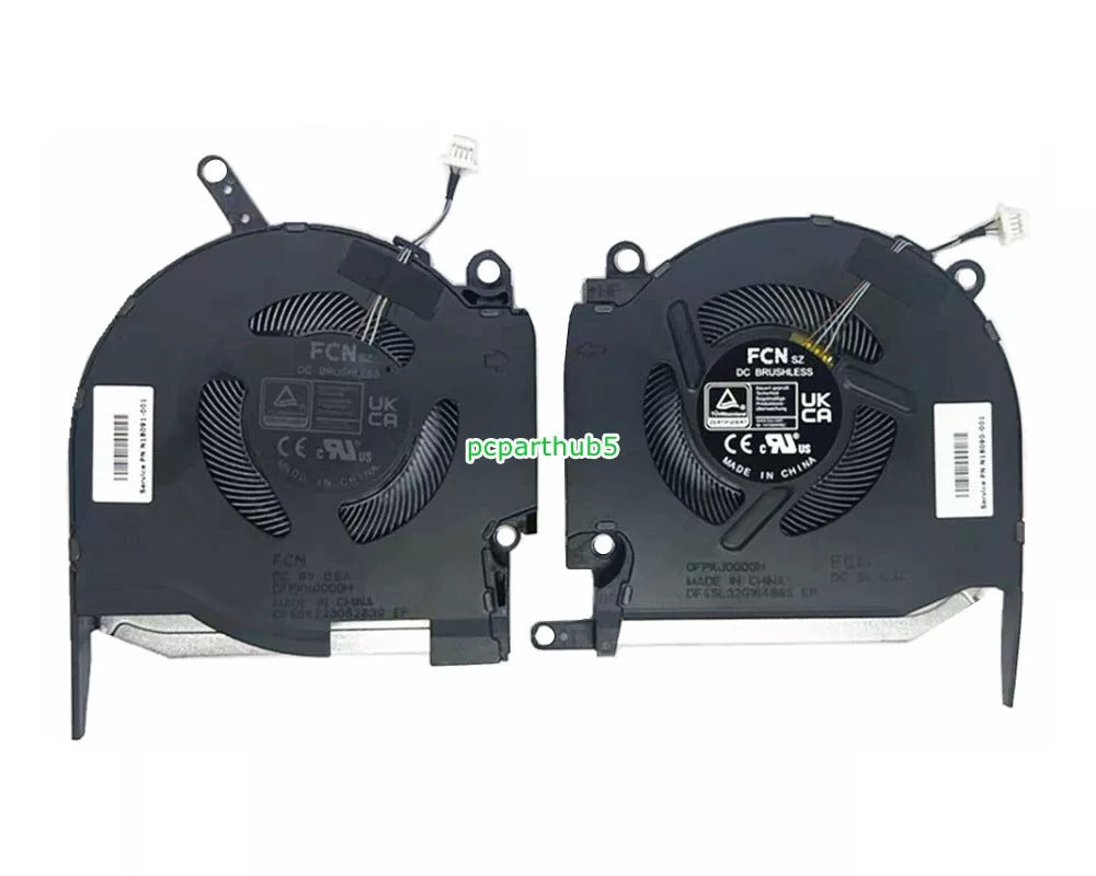 HP Omen 16-K 16-N 16-K0013DX 16-K0023DX 16-N0023DX CPU / GPU Cooling Fan