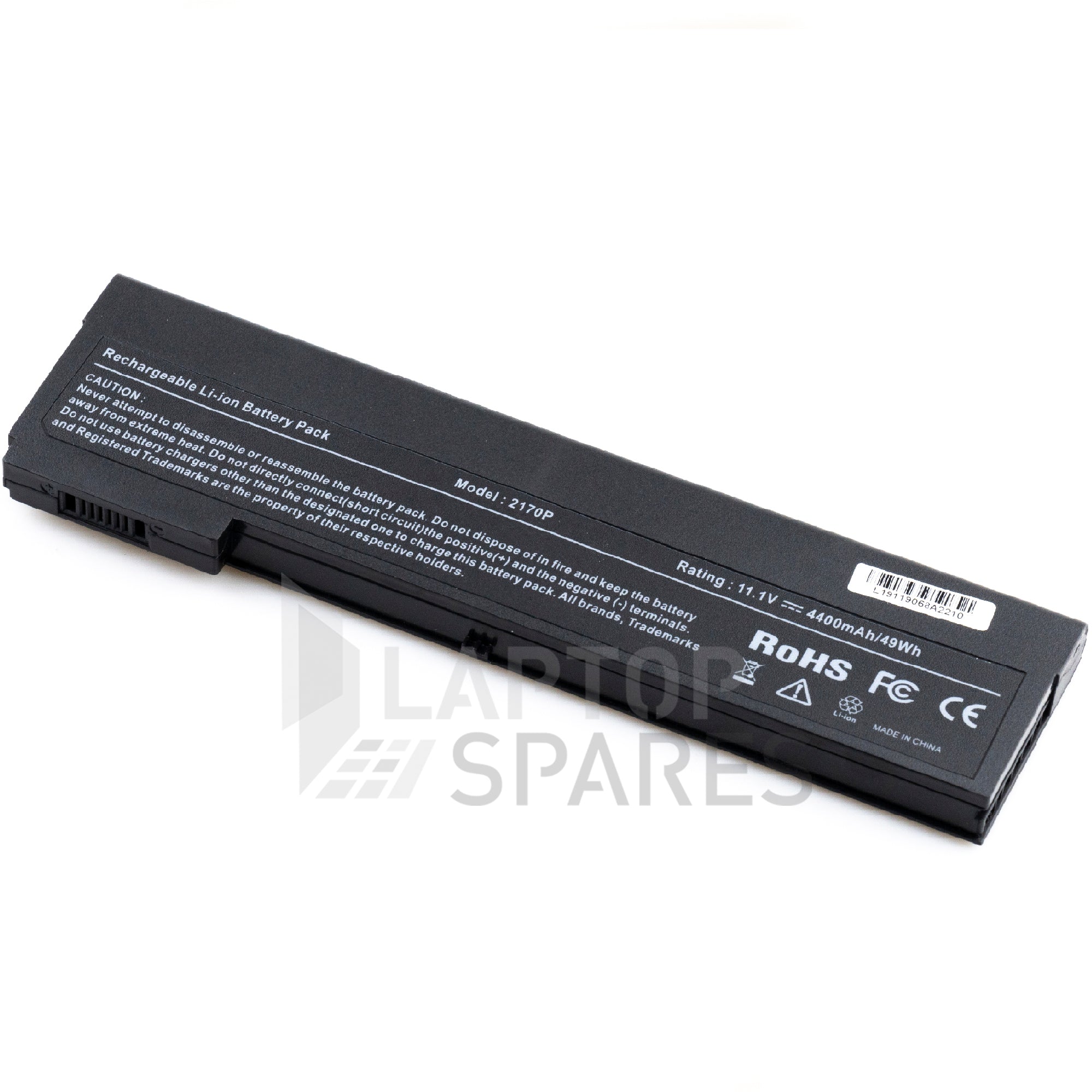 HP EliteBook 2170P 4200mAh 6 Cell Battery