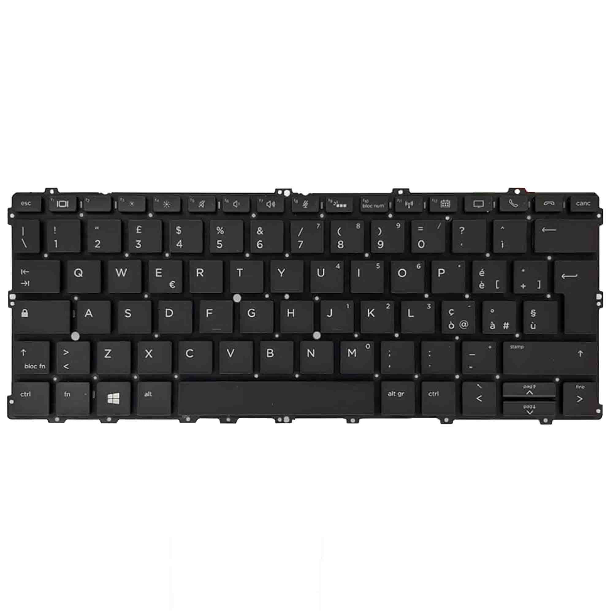 HP EliteBook X360 1030 G3 without Frame UK Layout Keyboard