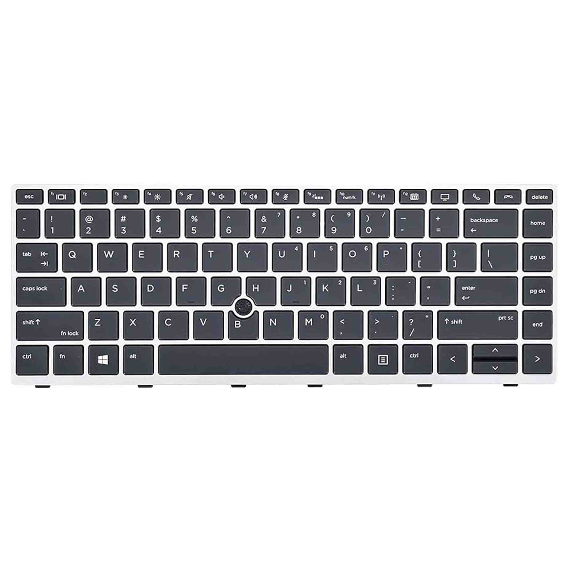 HP ZBook 14u G6 Laptop Backlit Keyboard with Pointer