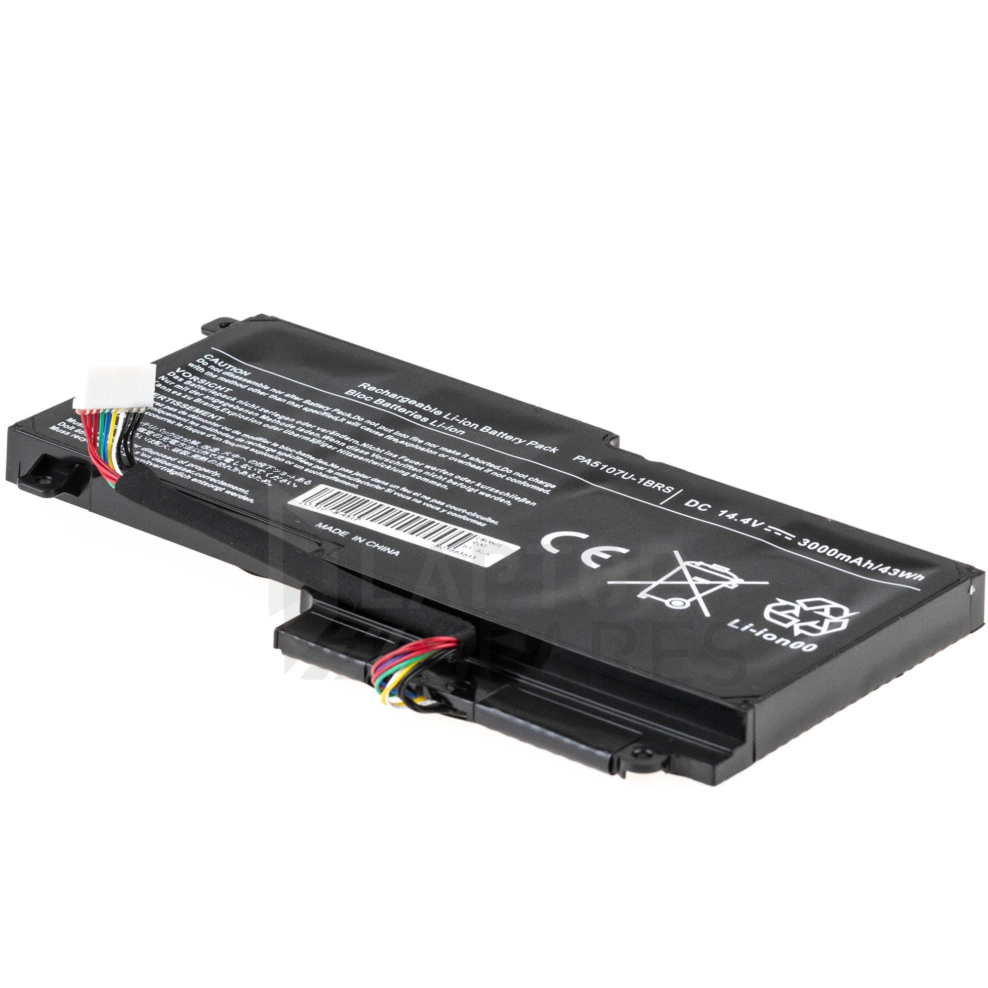 Toshiba PA5017U-1BPS PA5107U-1BRS 3000mAh 3 Cell Battery