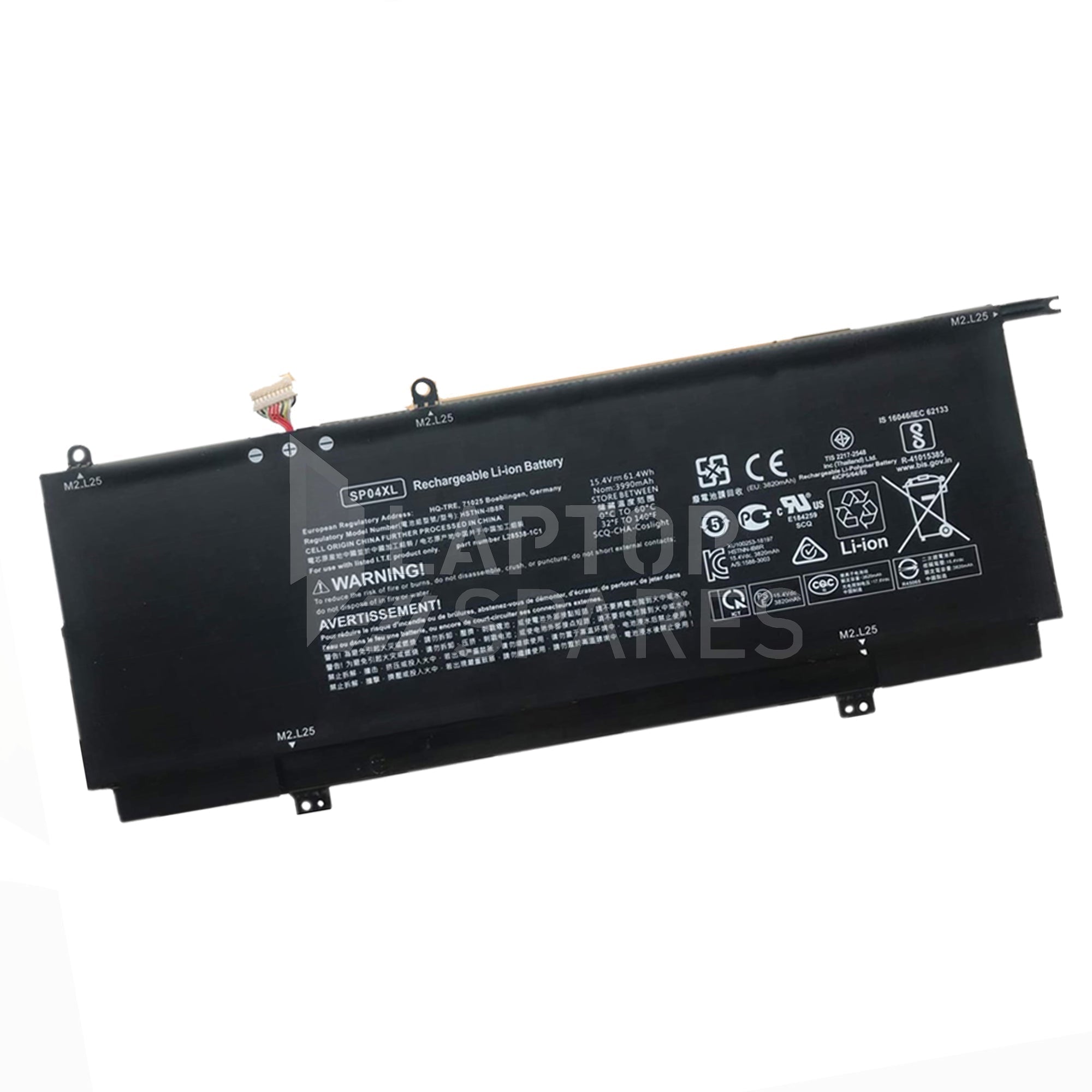 HP Spectre X360 13-AP0801NO SP04XL 61.4Wh Battery