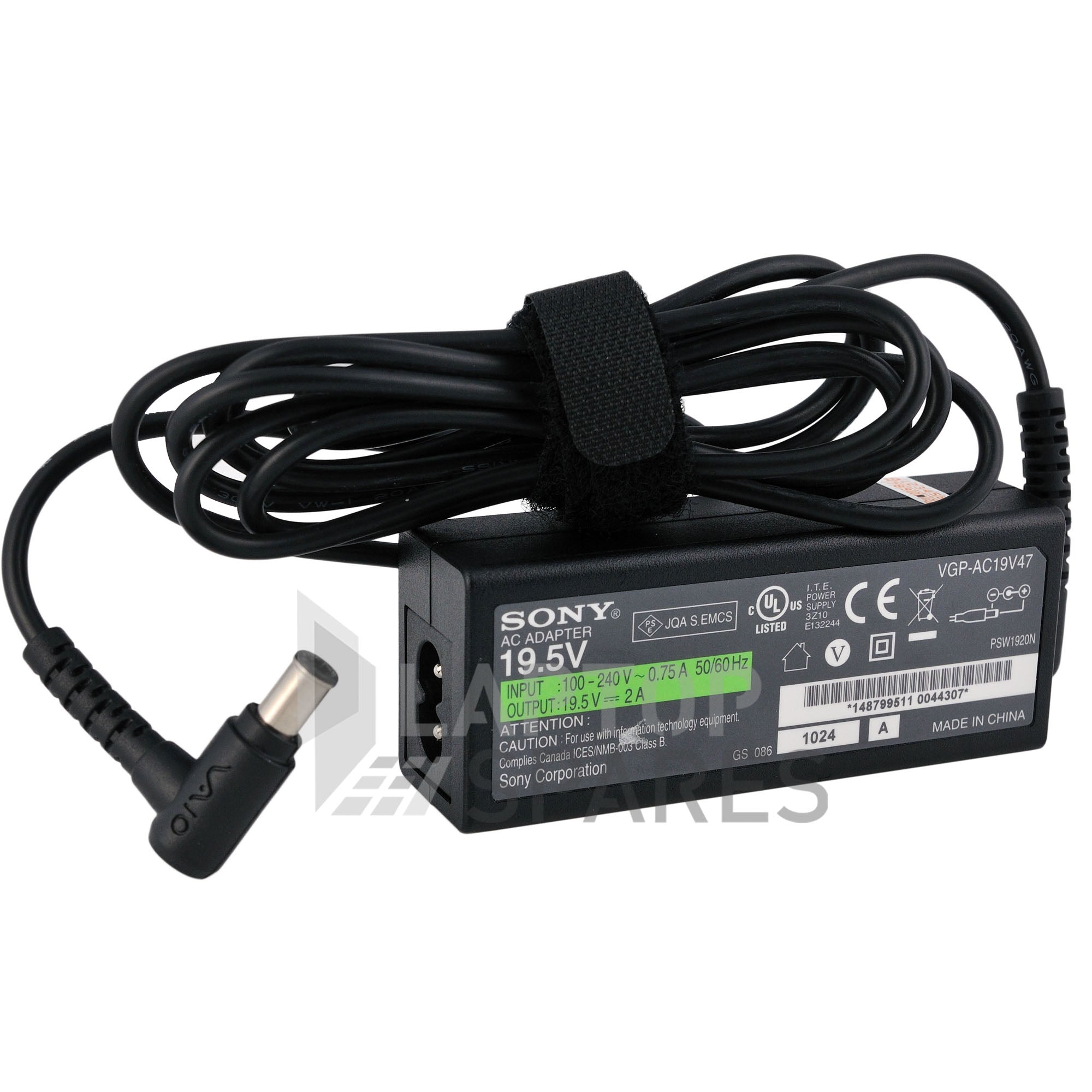 Sony 39W 19.5V 2A 6.5*4.4mm Laptop AC Adapter Charger