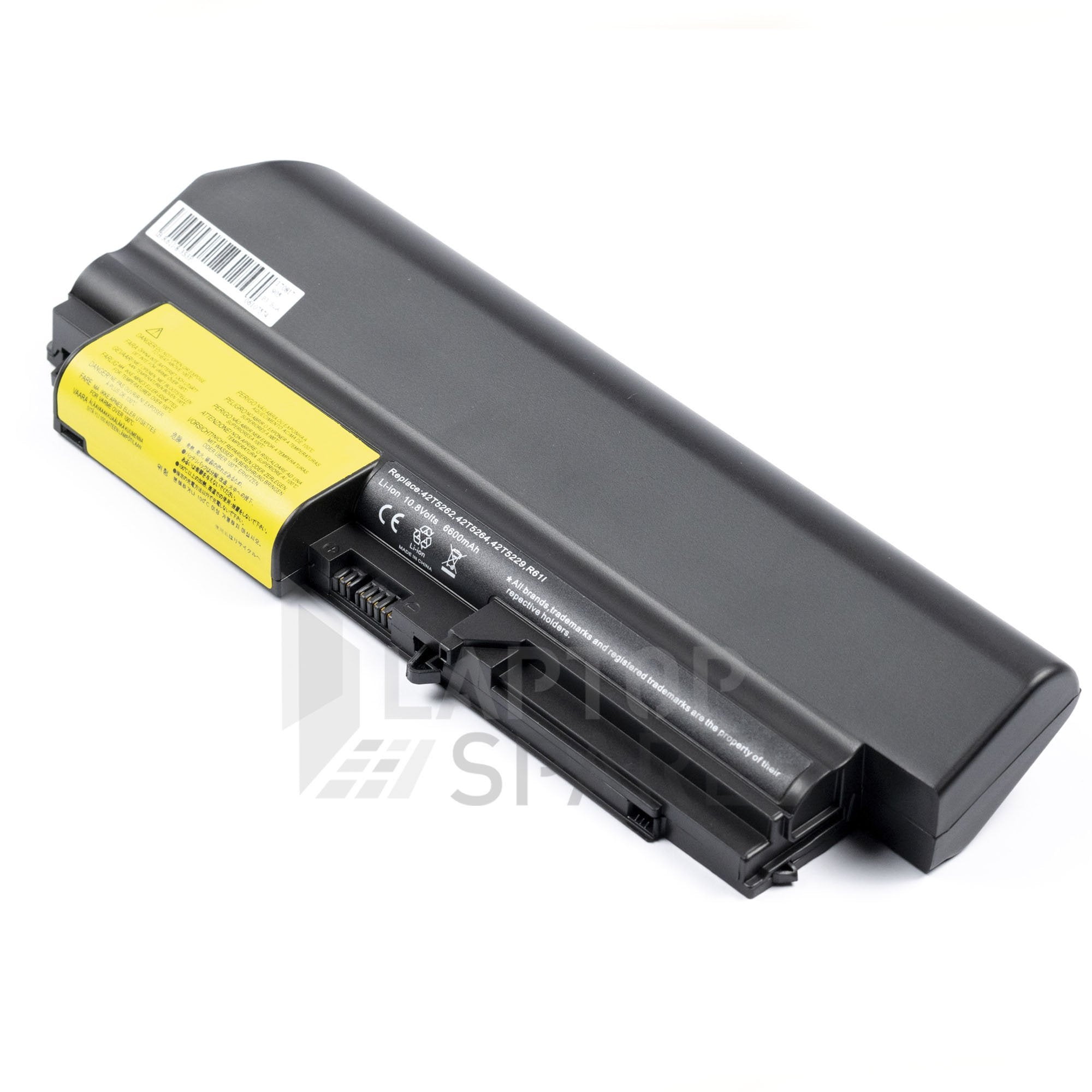 IBM ThinkPad R61 14.1 widescreen 6600mAh 9 Cell Battery