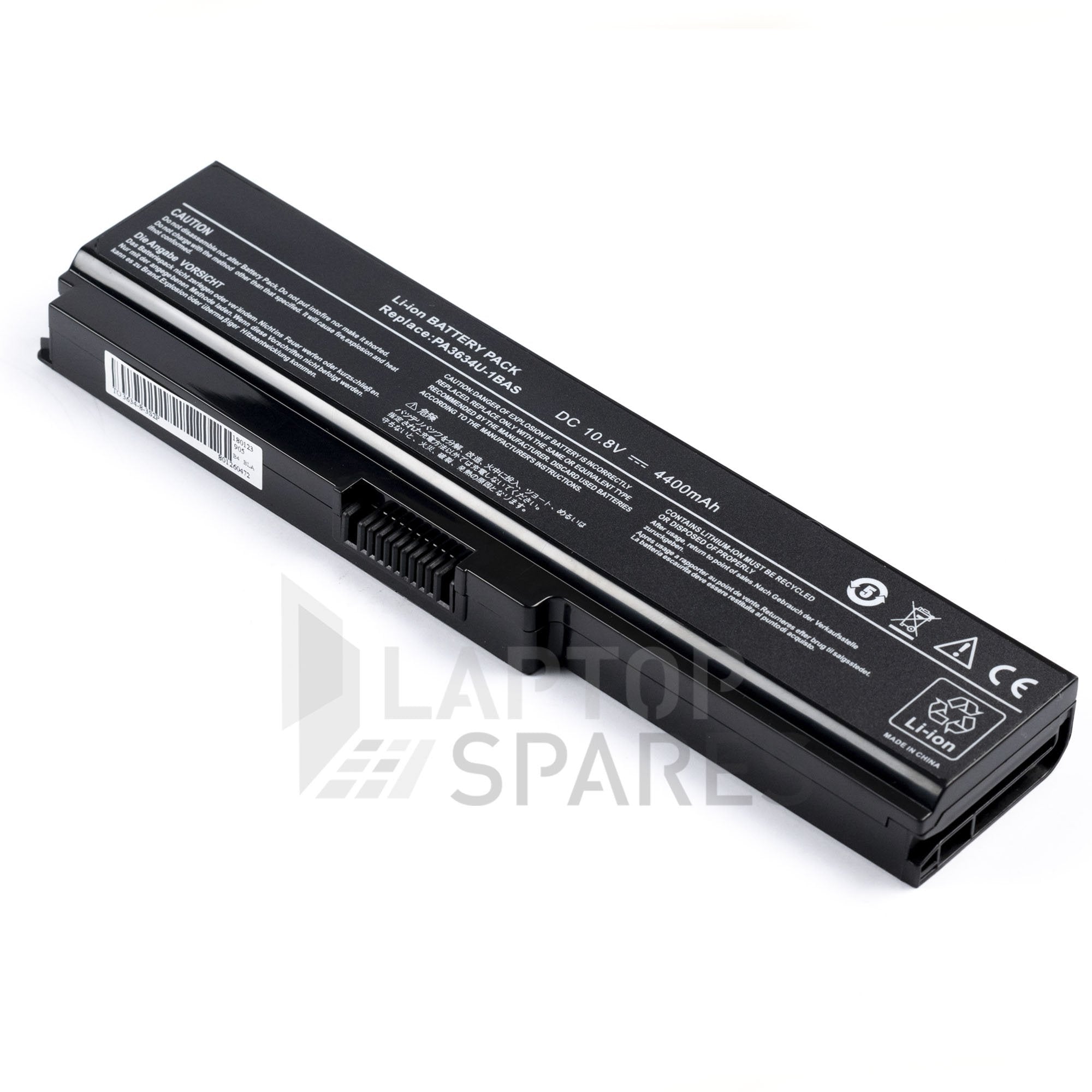 Toshiba Satellite C660 4400mAh 6 Cell Battery