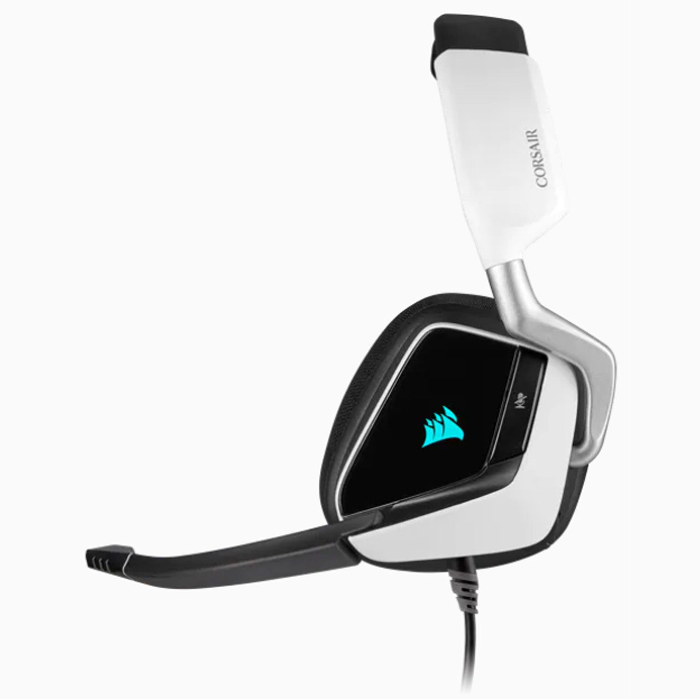 Corsair VOID RGB ELITE USB Premium Gaming Headset with 7.1 Surround Sound — White