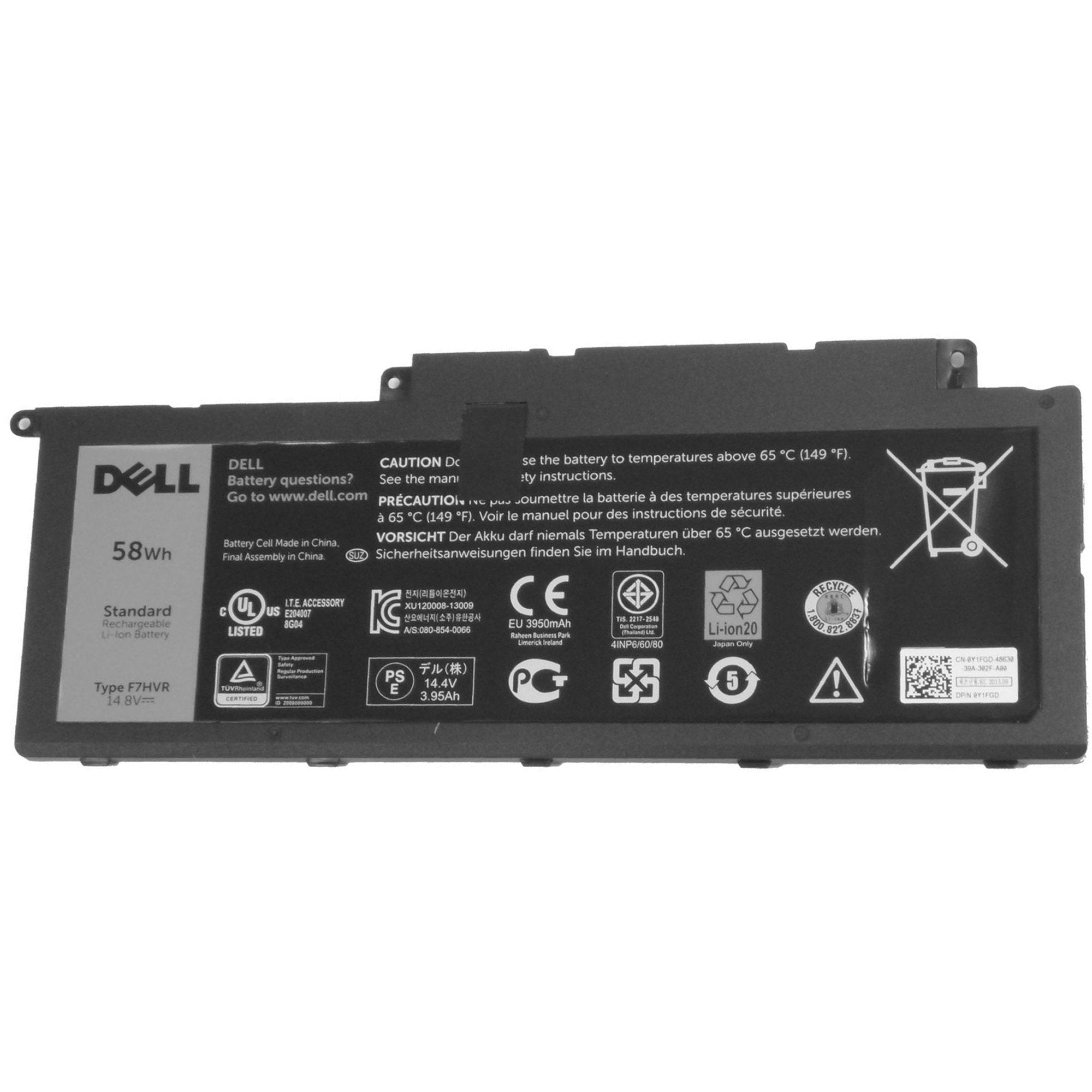Dell Inspiron 7737 CN77304 3900mAh 4 Cell Battery