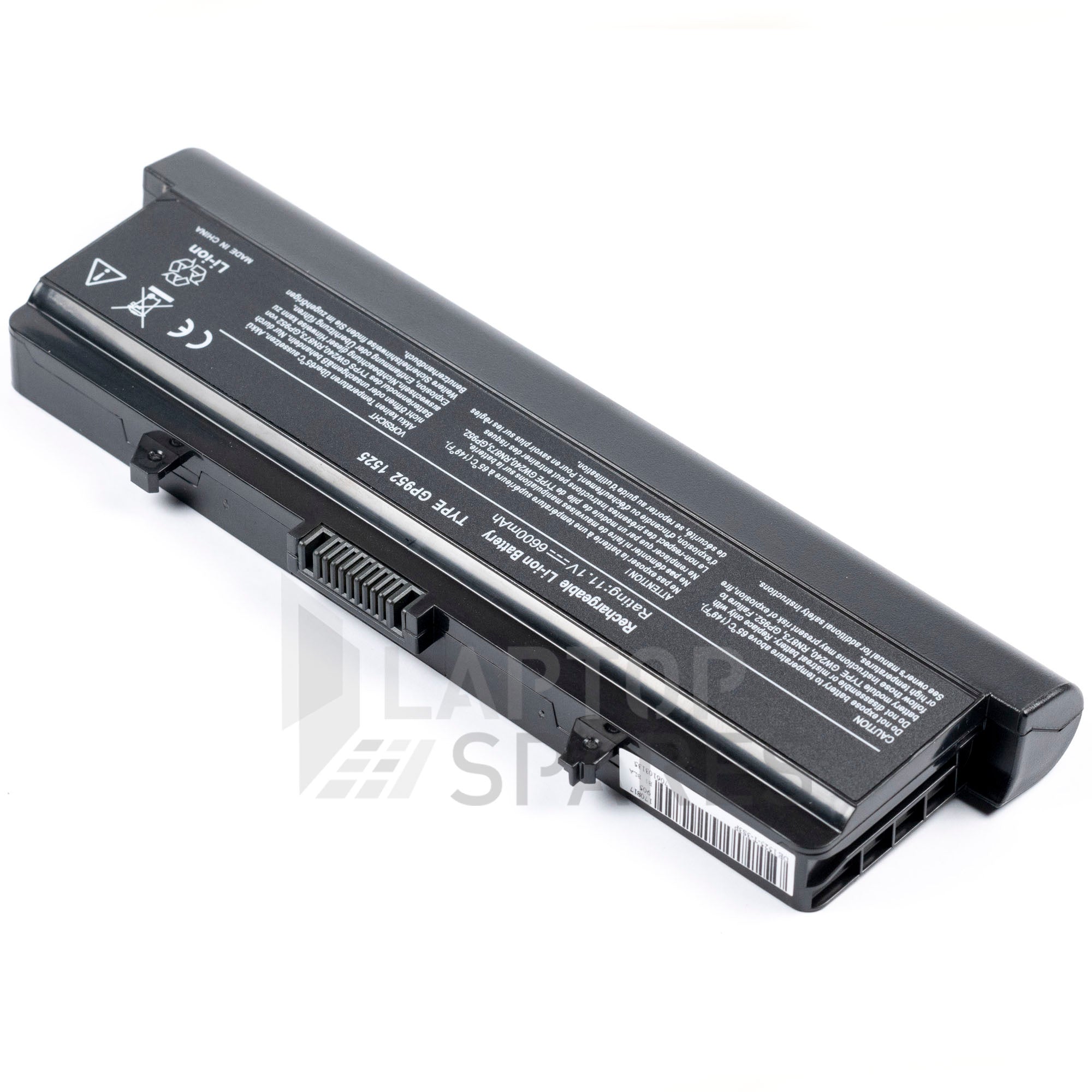 Dell Inspiron 1525 6600mAh 9 Cell Battery