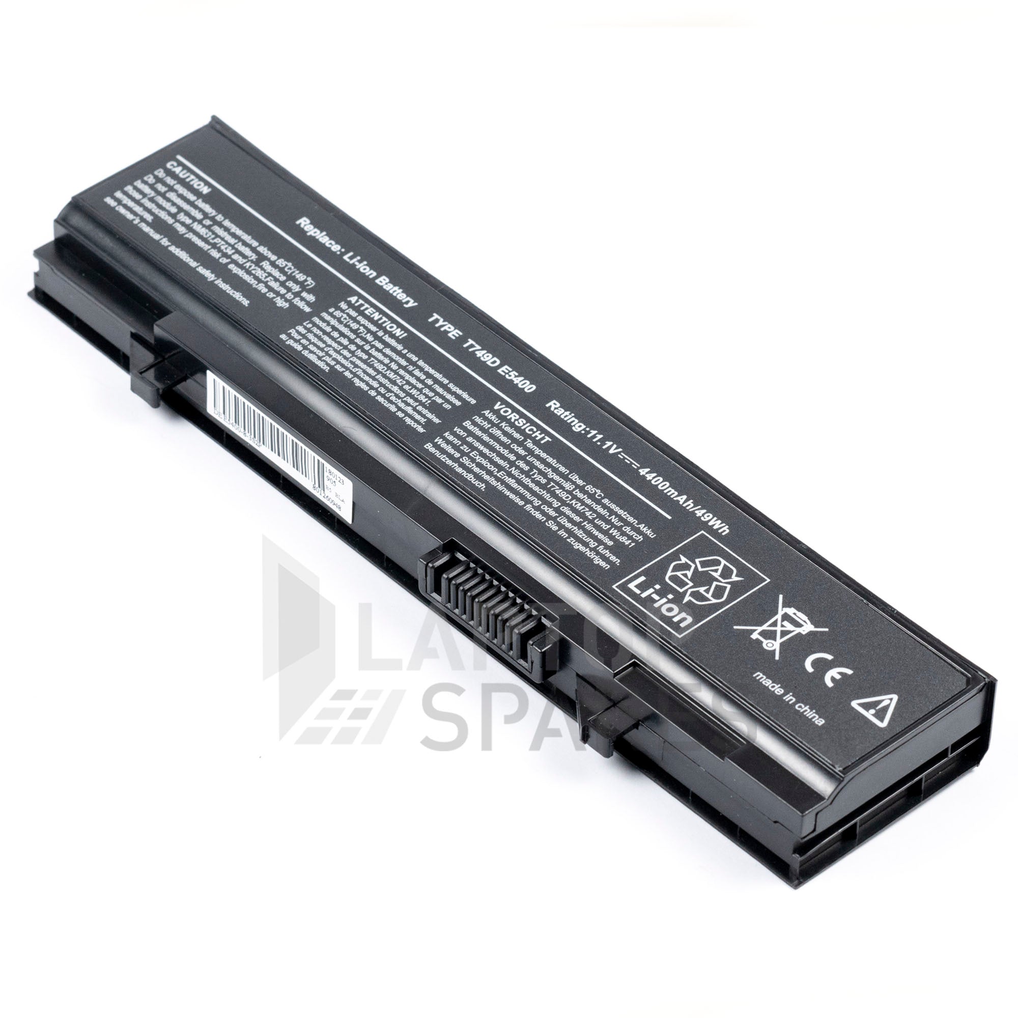 Dell Latitude E5400 4400mAh 6 Cell Battery
