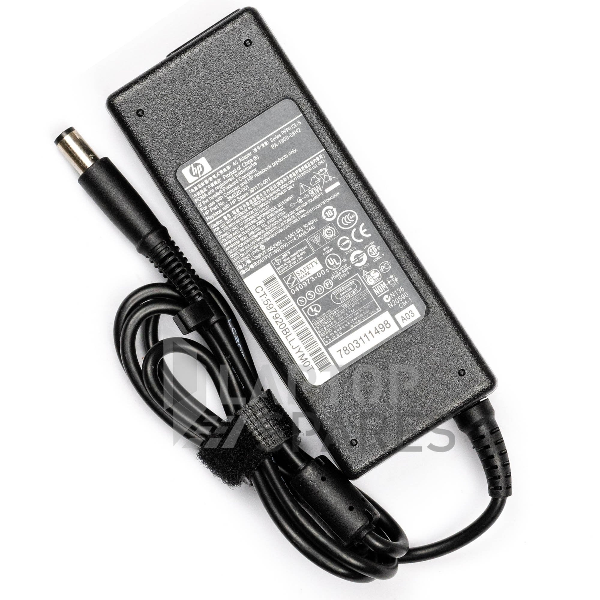HP EliteBook 8560p 8560w Laptop AC Adapter Charger