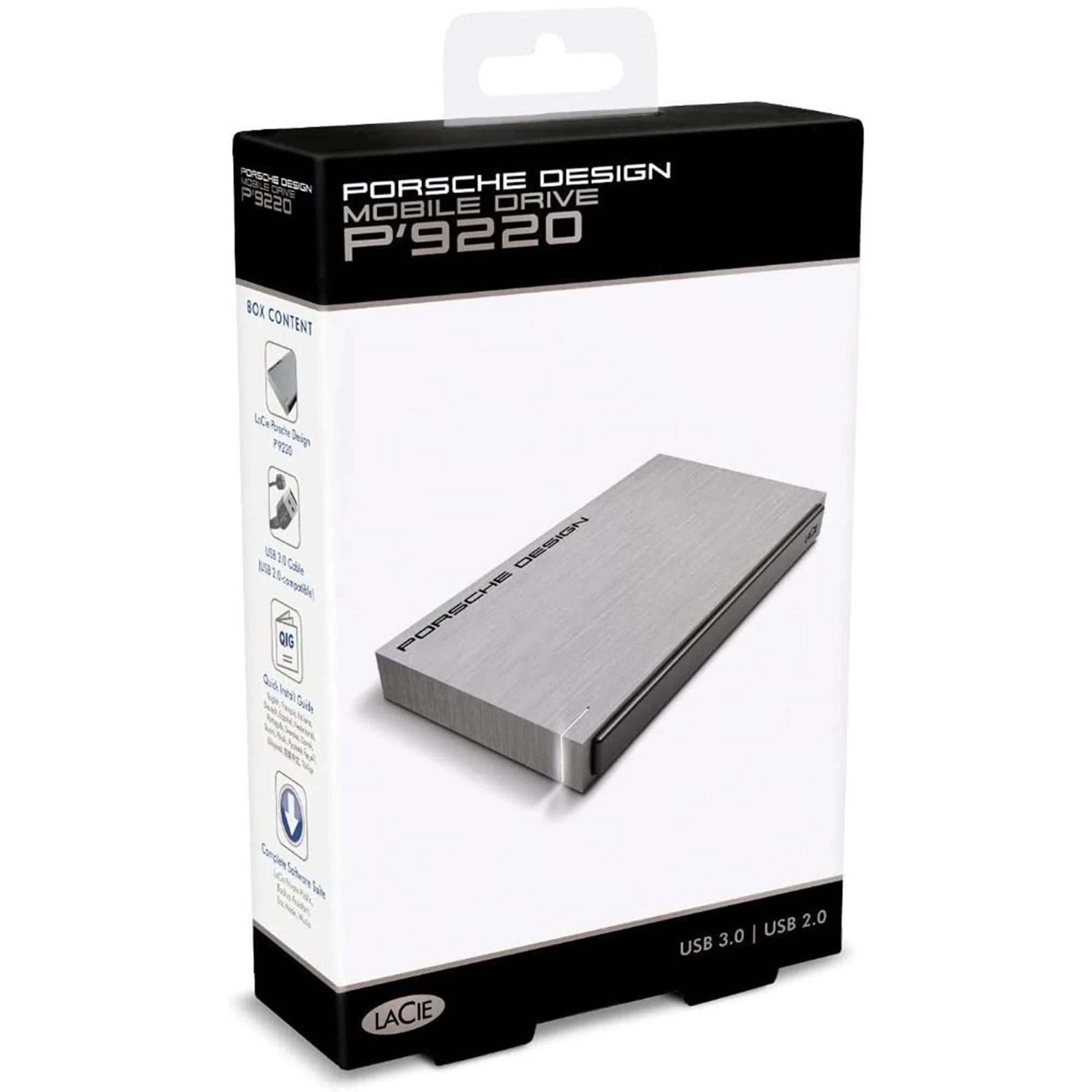 LaCie USB C Porsche Design MAC Portable 1TB Hard Drive