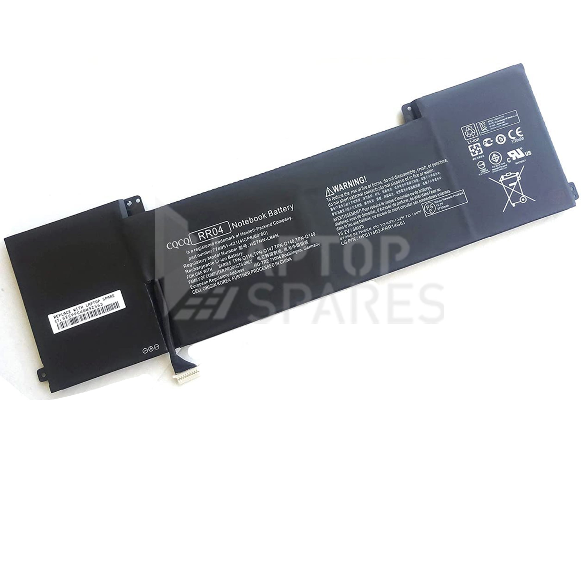 HP Omen 15-5251ne RR04 58Wh 4 Cell Battery